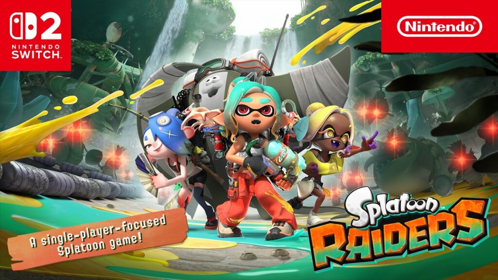 Splatoon Raiders Switch 2 official release date trailer
