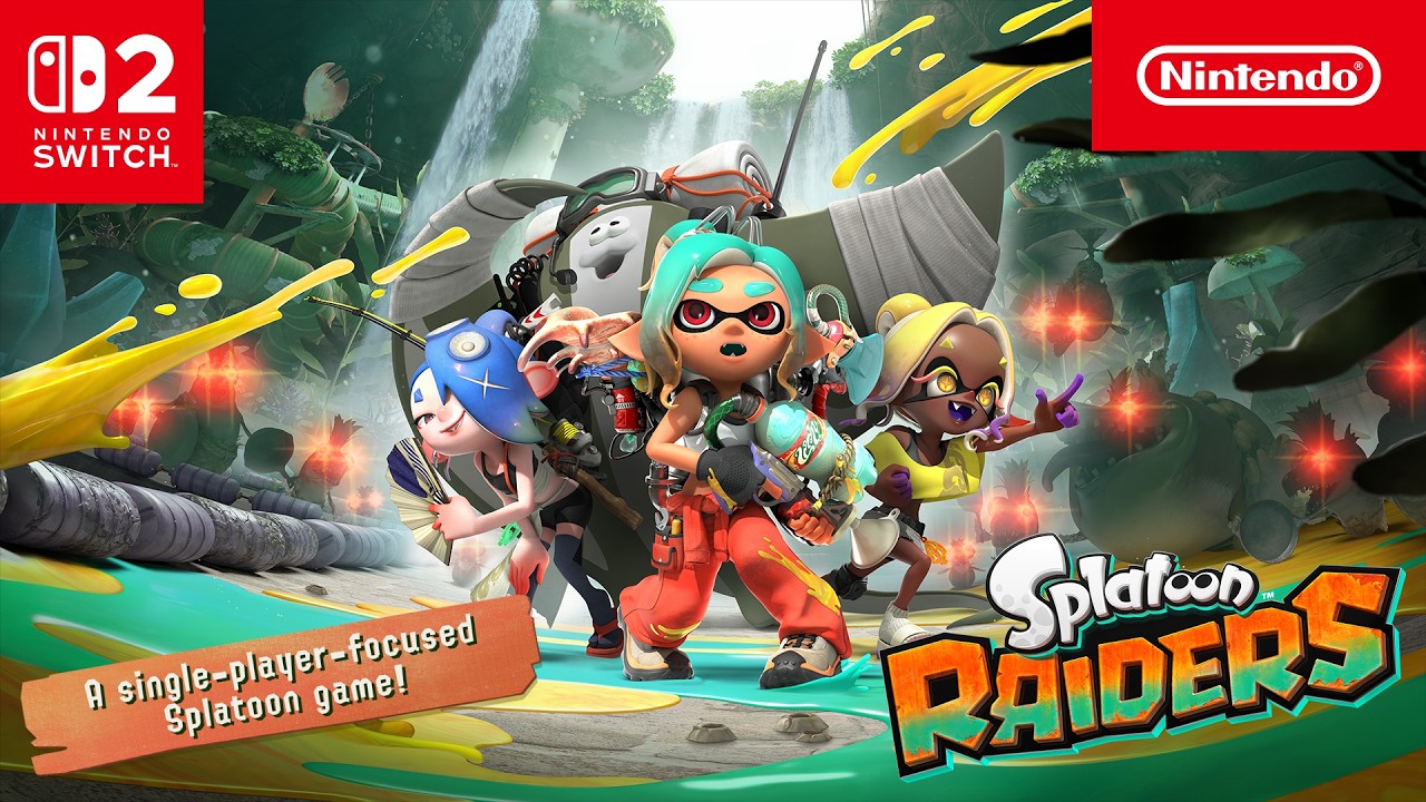 Splatoon Raiders Switch 2 official release date trailer