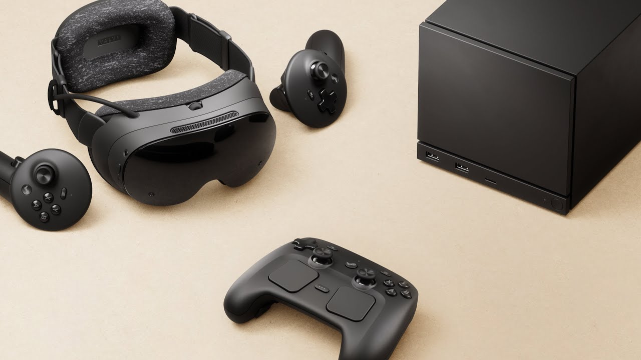 Valve Steam Hardware Announcement trailer thumbnail featuring Steam Frame