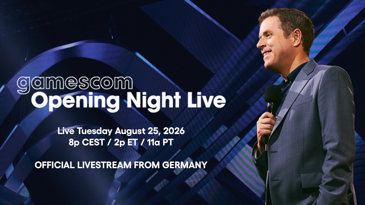 Gamescom Opening Night Live 2026 official livestream
