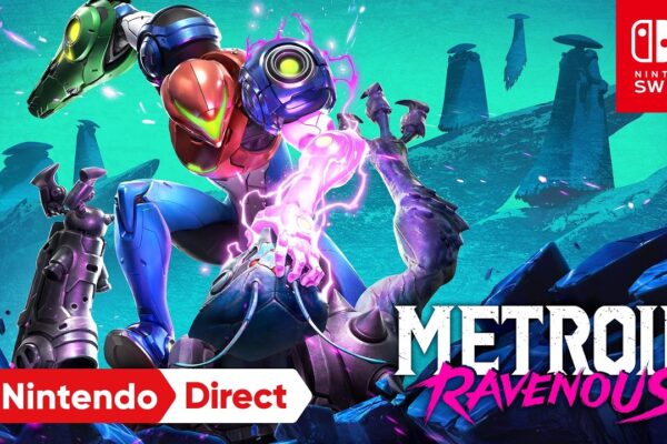 Samus Aran in the Metroid Ravenous reveal trailer for Nintendo Switch 2