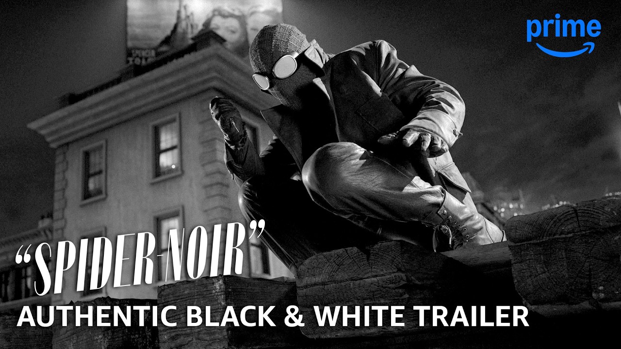 Spider-Noir black and white trailer on Prime Video